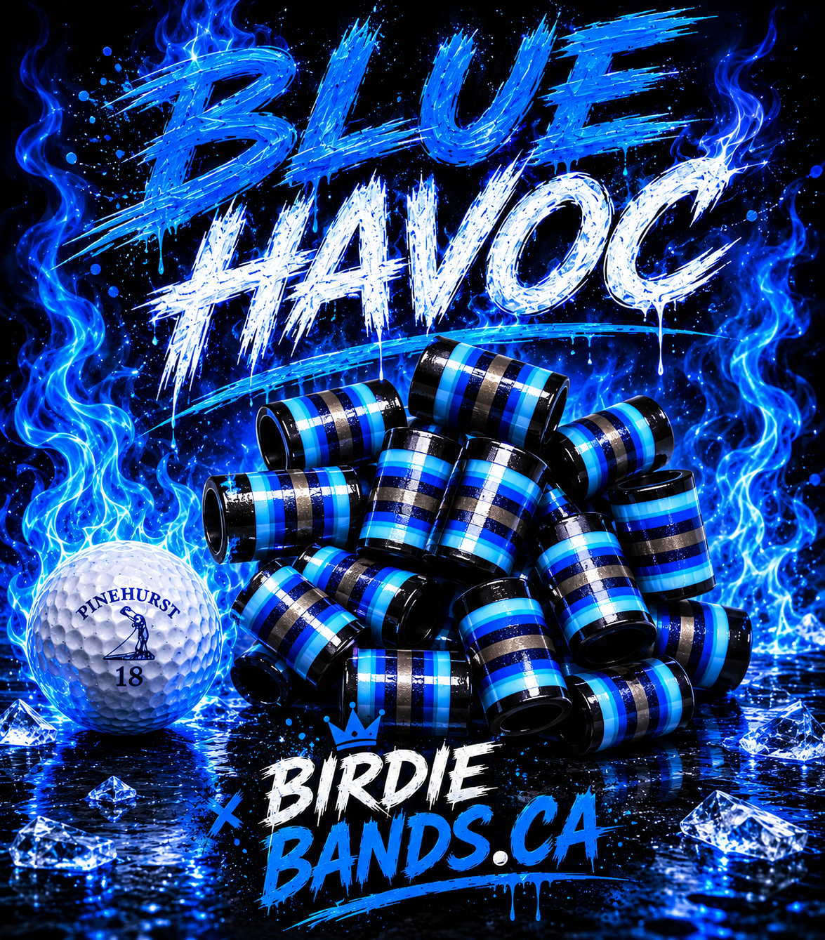 Blue Havoc .355 ferrules 1 inch 10pack
