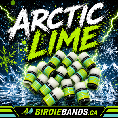 Arctic lime .355 ferrules 1 inch 10pack