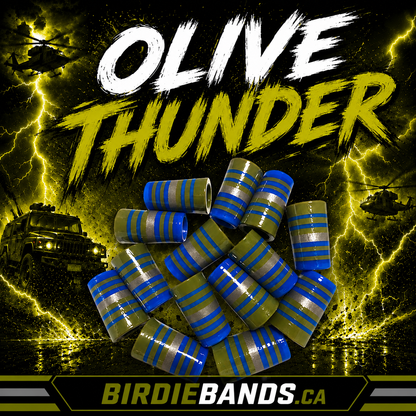 Olive Thunder .355 ferrules 1 inch 10pack
