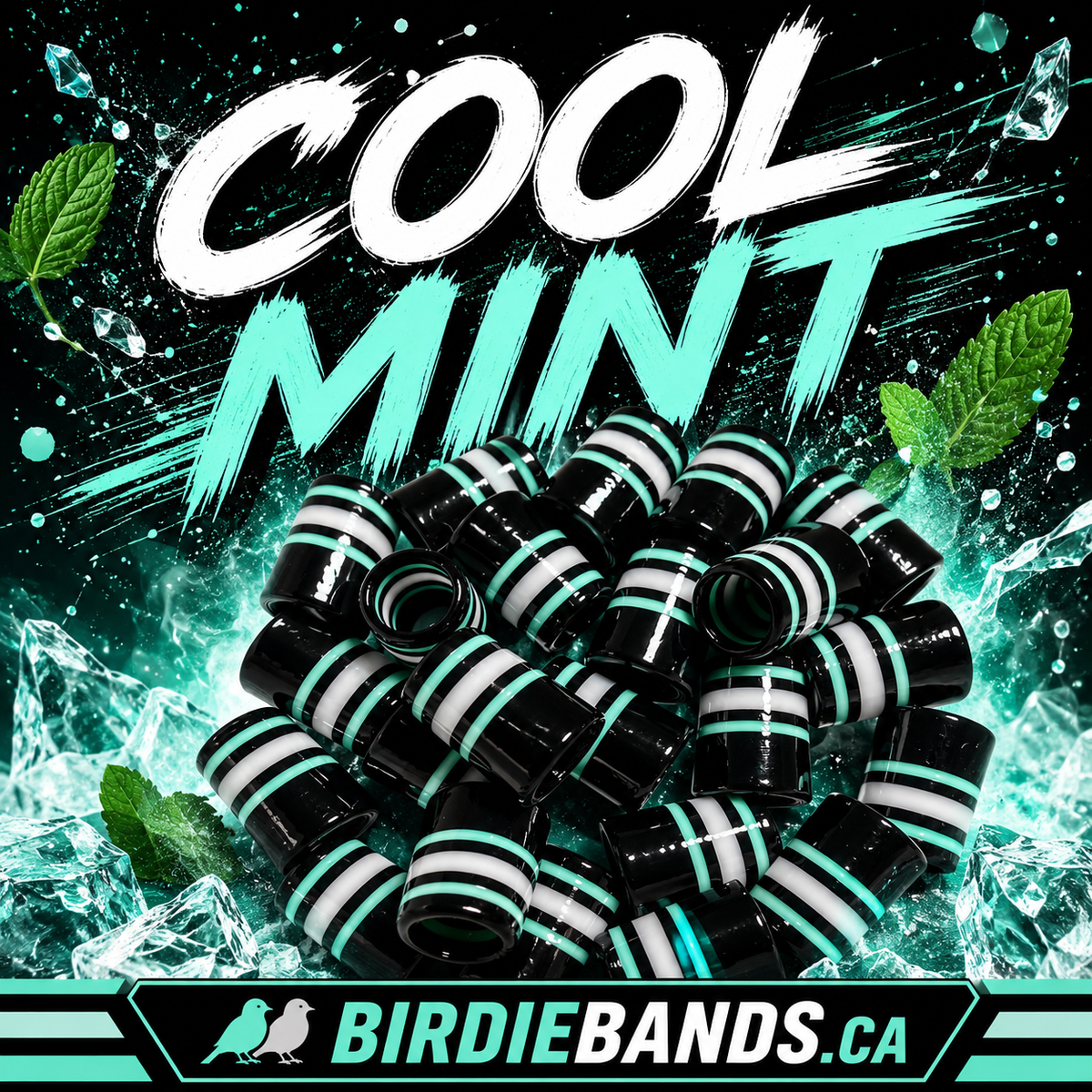 Cool Mint .355 ferrules 1 inch 10pack